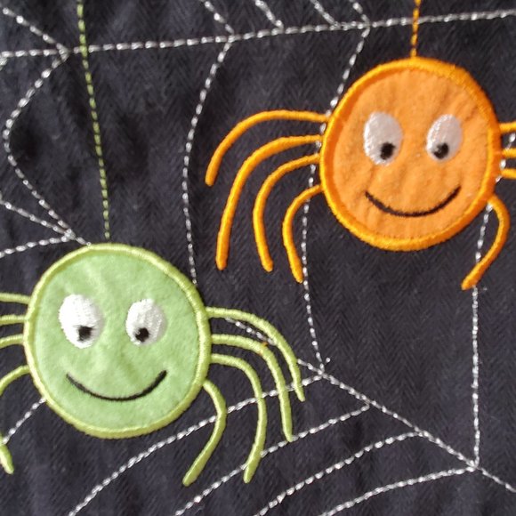 Two Halloween Frankenstein And Spider Hand Towels - Picture 3 of 12